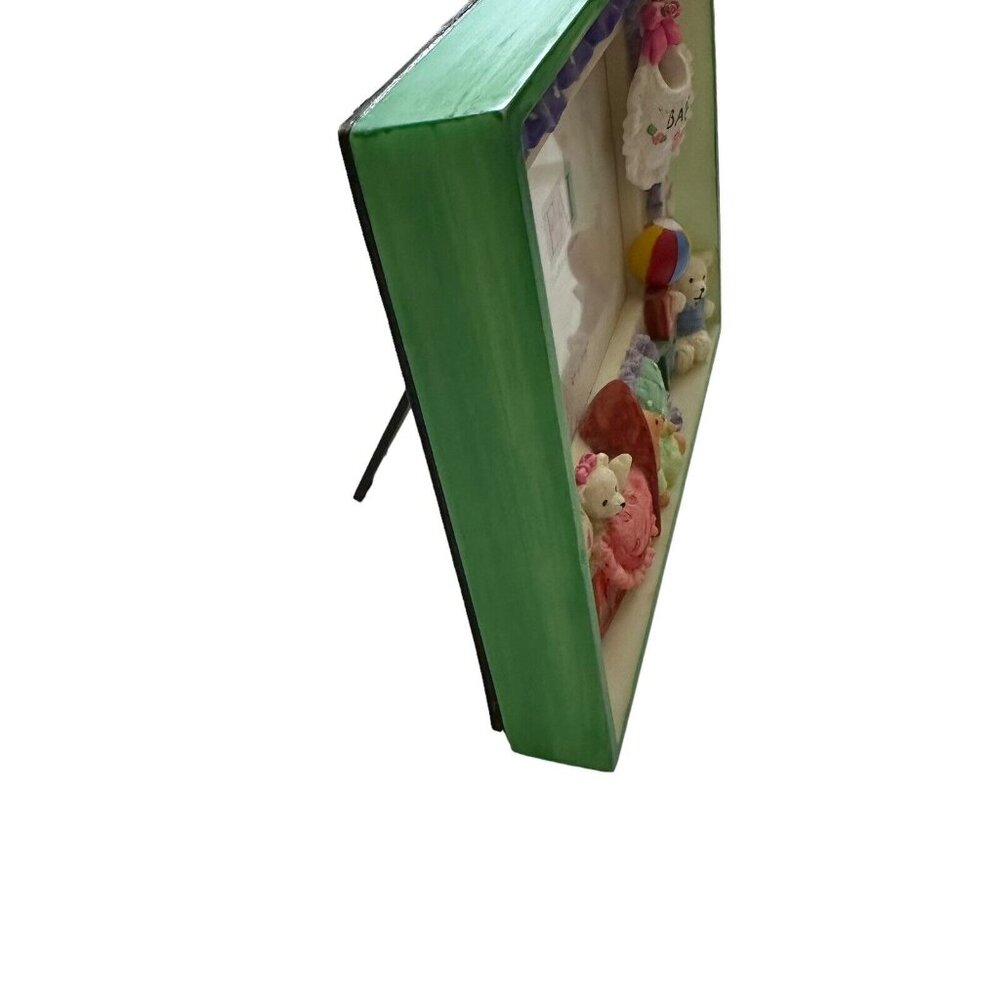 EAI Fashion Frames Heavy Resin Shadowbox Frame New Baby Infant 3D Easel Hanging - Picture 3 of 11